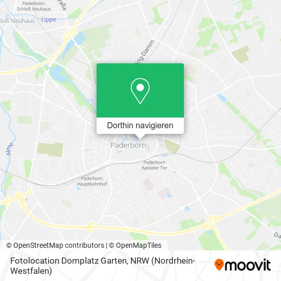 Fotolocation Domplatz Garten Karte