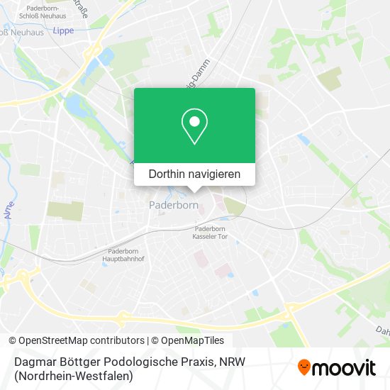 Dagmar Böttger Podologische Praxis Karte