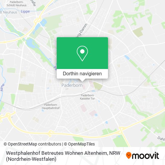 Westphalenhof Betreutes Wohnen Altenheim Karte
