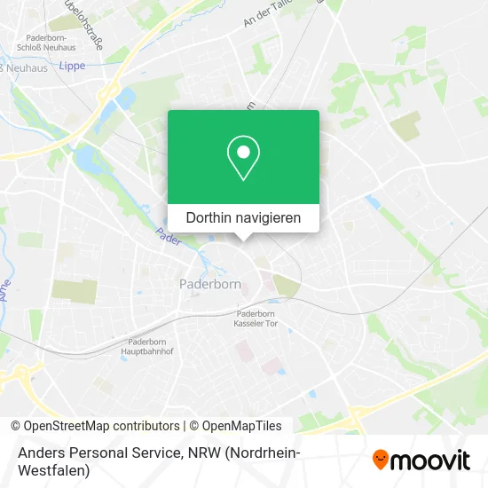 Anders Personal Service Karte