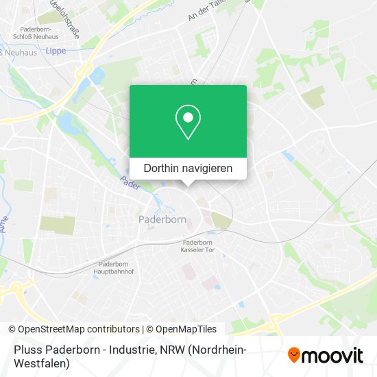 Pluss Paderborn - Industrie Karte
