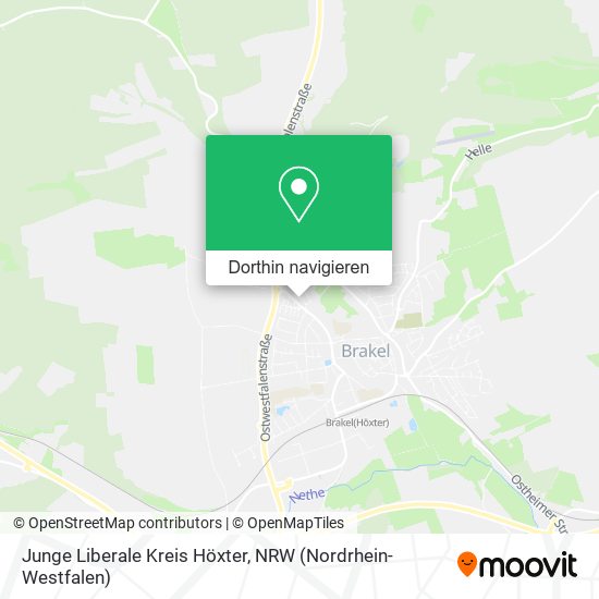 Junge Liberale Kreis Höxter Karte