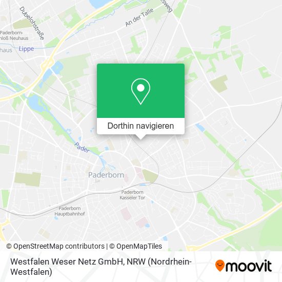 Westfalen Weser Netz GmbH Karte