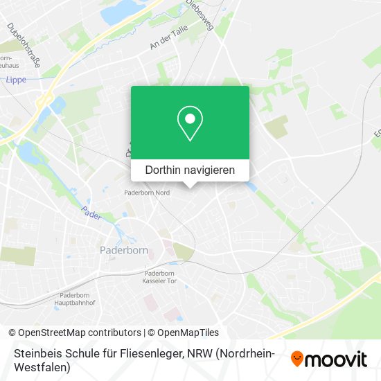 Steinbeis Schule für Fliesenleger Karte
