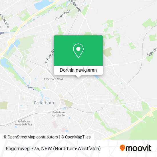 Engernweg 77a Karte
