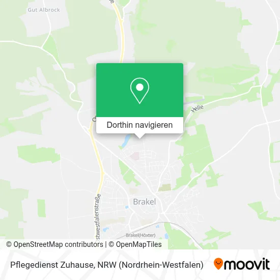 Pflegedienst Zuhause Karte