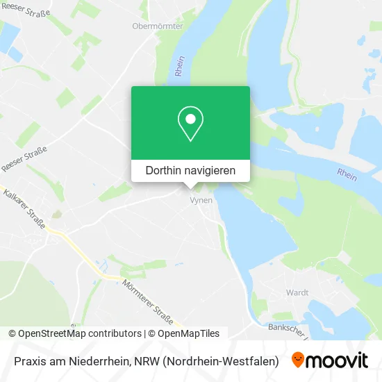 Praxis am Niederrhein Karte