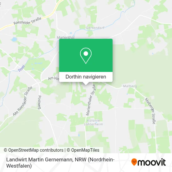 Landwirt Martin Gernemann Karte