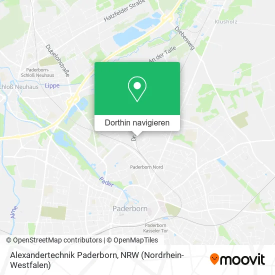 Alexandertechnik Paderborn Karte