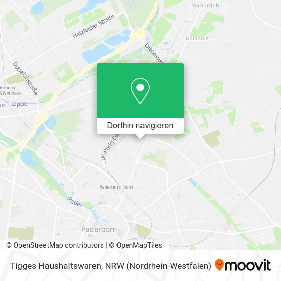 Tigges Haushaltswaren Karte