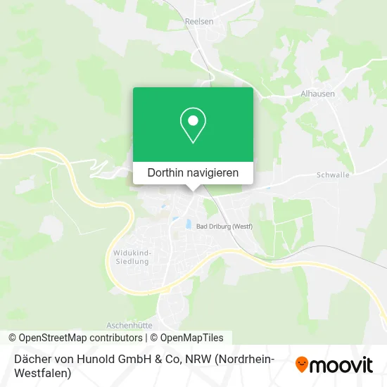 Dächer von Hunold GmbH & Co Karte