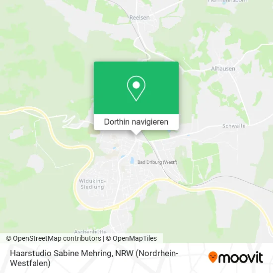 Haarstudio Sabine Mehring Karte