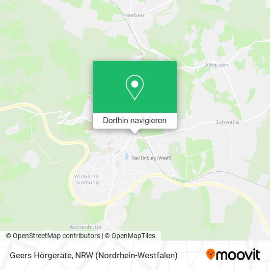 Geers Hörgeräte Karte