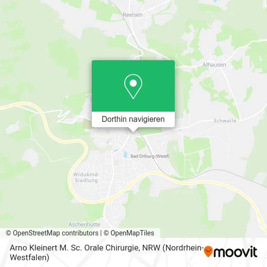 Arno Kleinert M. Sc. Orale Chirurgie Karte