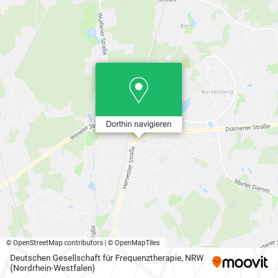 Deutschen Gesellschaft für Frequenztherapie Karte