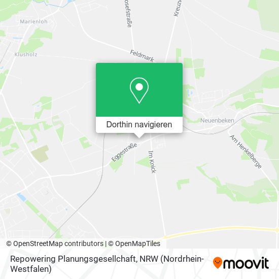 Repowering Planungsgesellchaft Karte