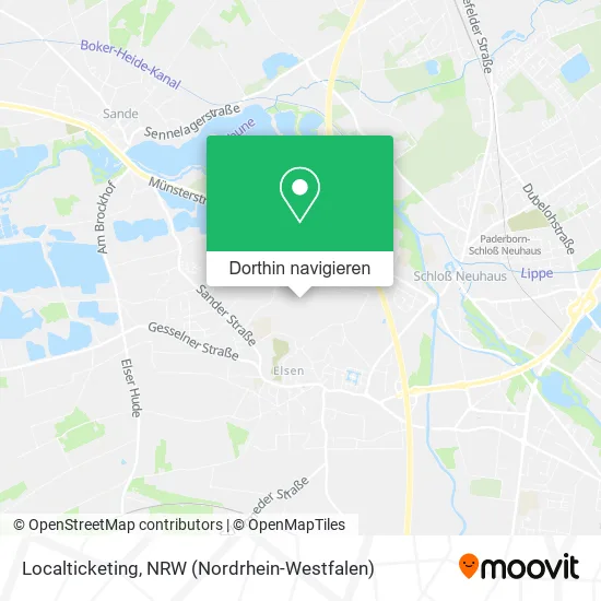 Localticketing Karte