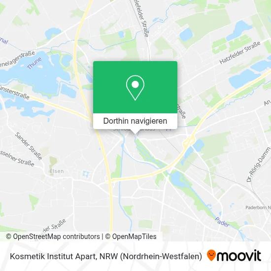 Kosmetik Institut Apart Karte