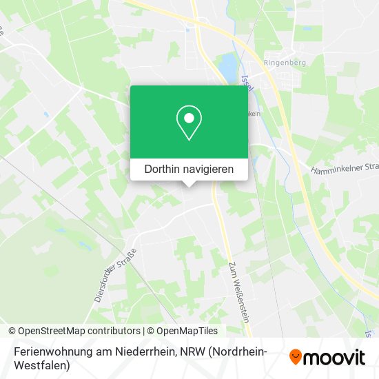 Ferienwohnung am Niederrhein Karte