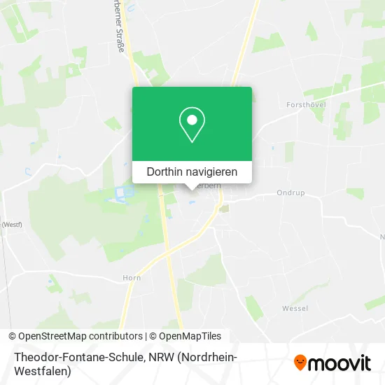 Theodor-Fontane-Schule Karte