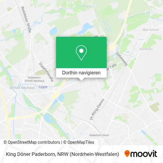 King Döner Paderborn Karte