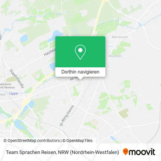 Team Sprachen Reisen Karte