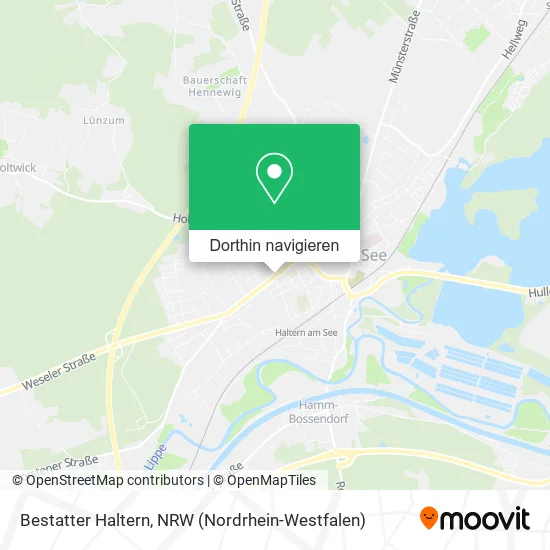 Bestatter Haltern Karte