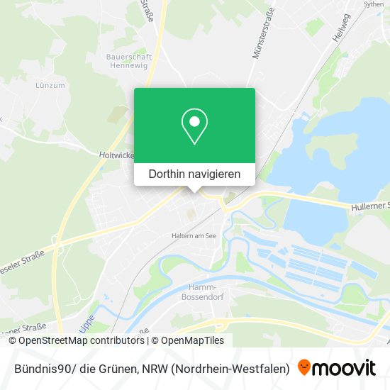 Bündnis90/ die Grünen Karte