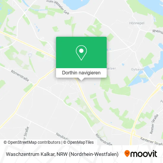 Waschzentrum Kalkar Karte