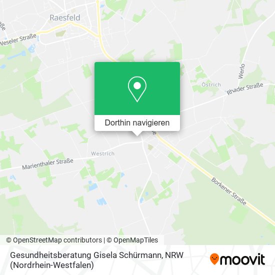 Gesundheitsberatung Gisela Schürmann Karte