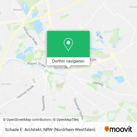 Schade E. Architekt Karte