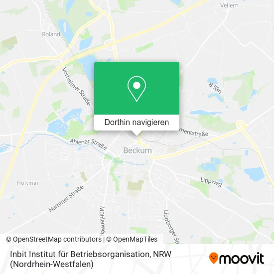 Inbit Institut für Betriebsorganisation Karte