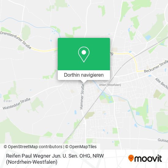Reifen Paul Wegner Jun. U. Sen. OHG Karte