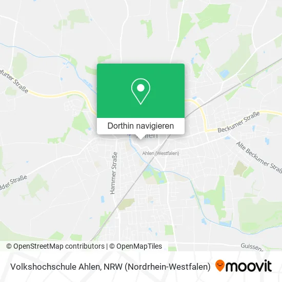 Volkshochschule Ahlen Karte