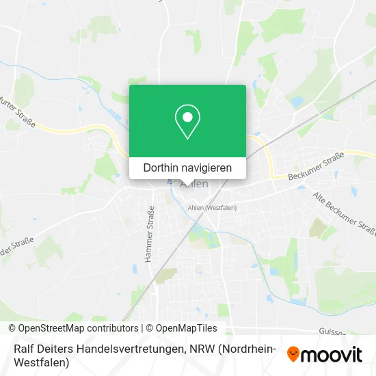 Ralf Deiters Handelsvertretungen Karte