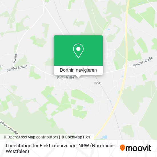 Ladestation für Elektrofahrzeuge Karte
