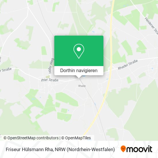 Friseur Hülsmann Rha Karte
