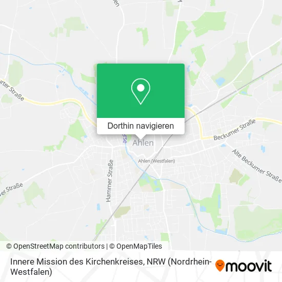 Innere Mission des Kirchenkreises Karte