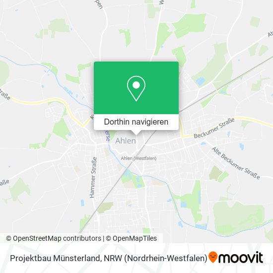 Projektbau Münsterland Karte