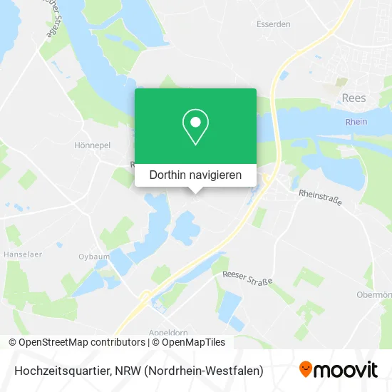 Hochzeitsquartier Karte