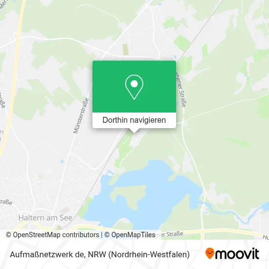 Aufmaßnetzwerk de Karte