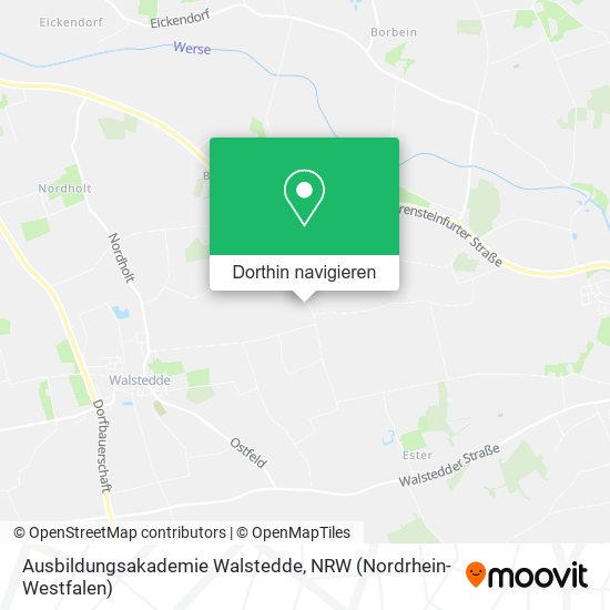 Ausbildungsakademie Walstedde Karte
