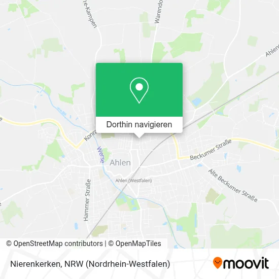 Nierenkerken Karte