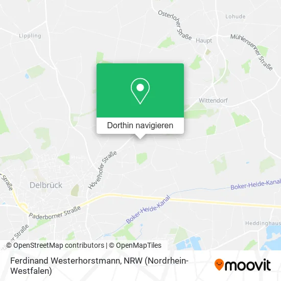 Ferdinand Westerhorstmann Karte