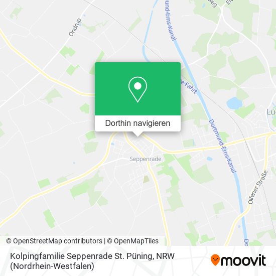 Kolpingfamilie Seppenrade St. Püning Karte