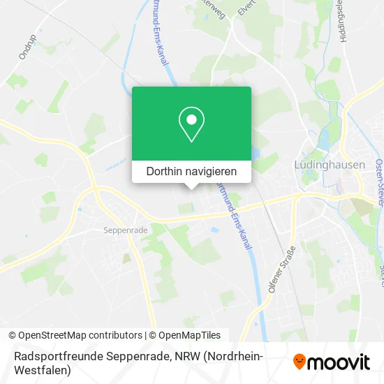 Radsportfreunde Seppenrade Karte