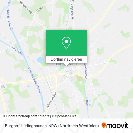 Burghof, Lüdinghausen Karte
