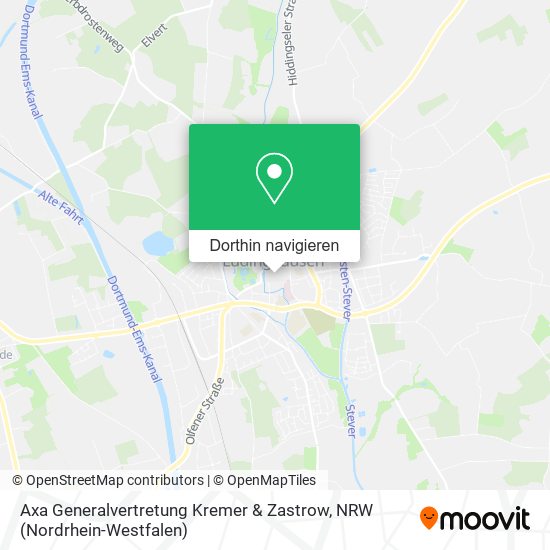 Axa Generalvertretung Kremer & Zastrow Karte