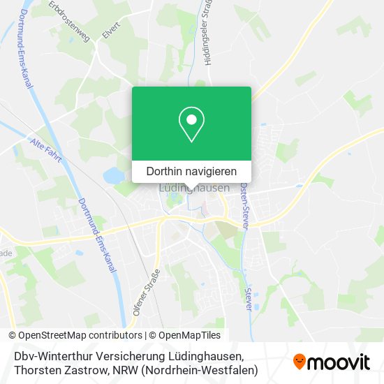 Dbv-Winterthur Versicherung Lüdinghausen, Thorsten Zastrow Karte