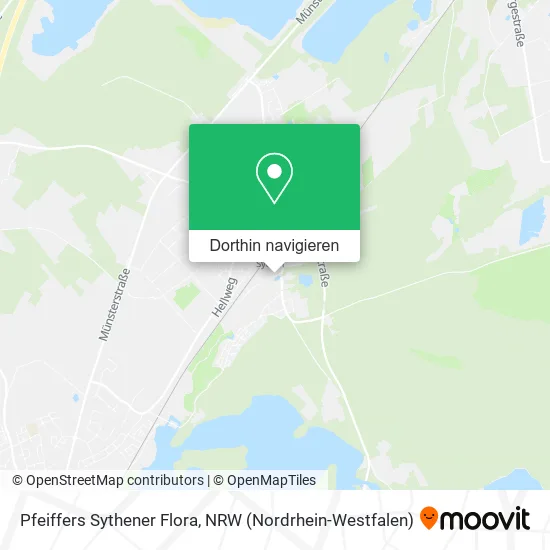 Pfeiffers Sythener Flora Karte